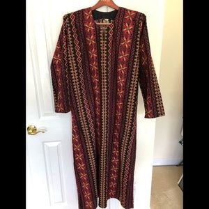 Palestinian traditional cross stitched dress in L
